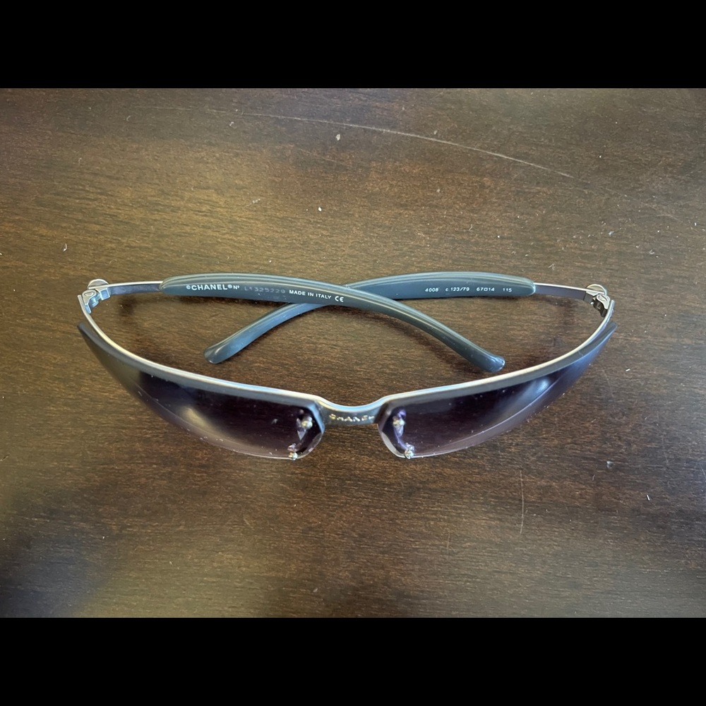 Authentic Chanel Rimless Sunglasses - Picture 4 of 6